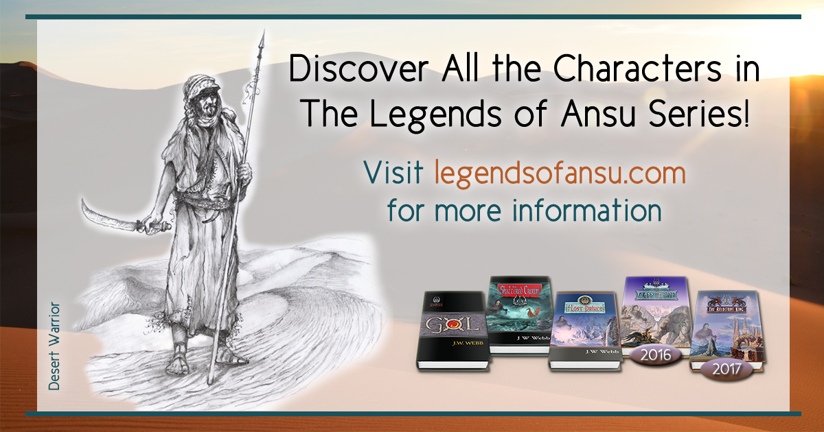 Discover all the characters in The Legends of Ansu Series