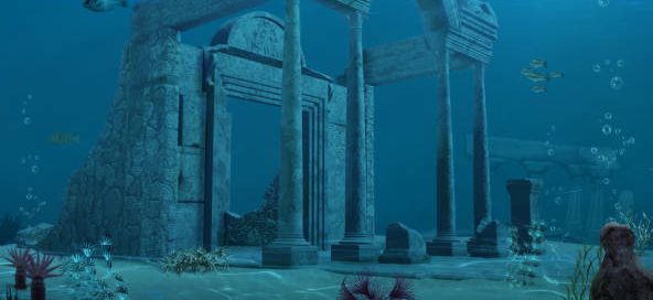 underwater ruins