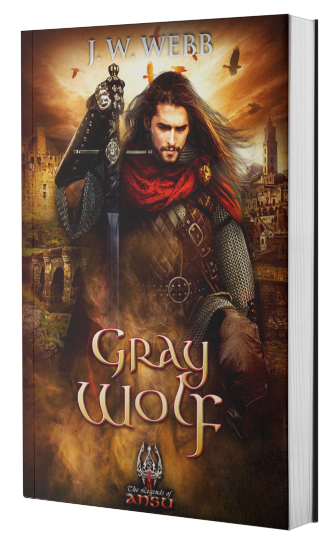 Gray Wolf by J.W. Webb, fantasy writer, author of the Legends of Ansu Series