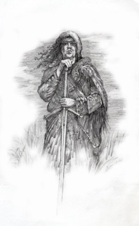 Sketch of Corin an Fol by Roger Garland