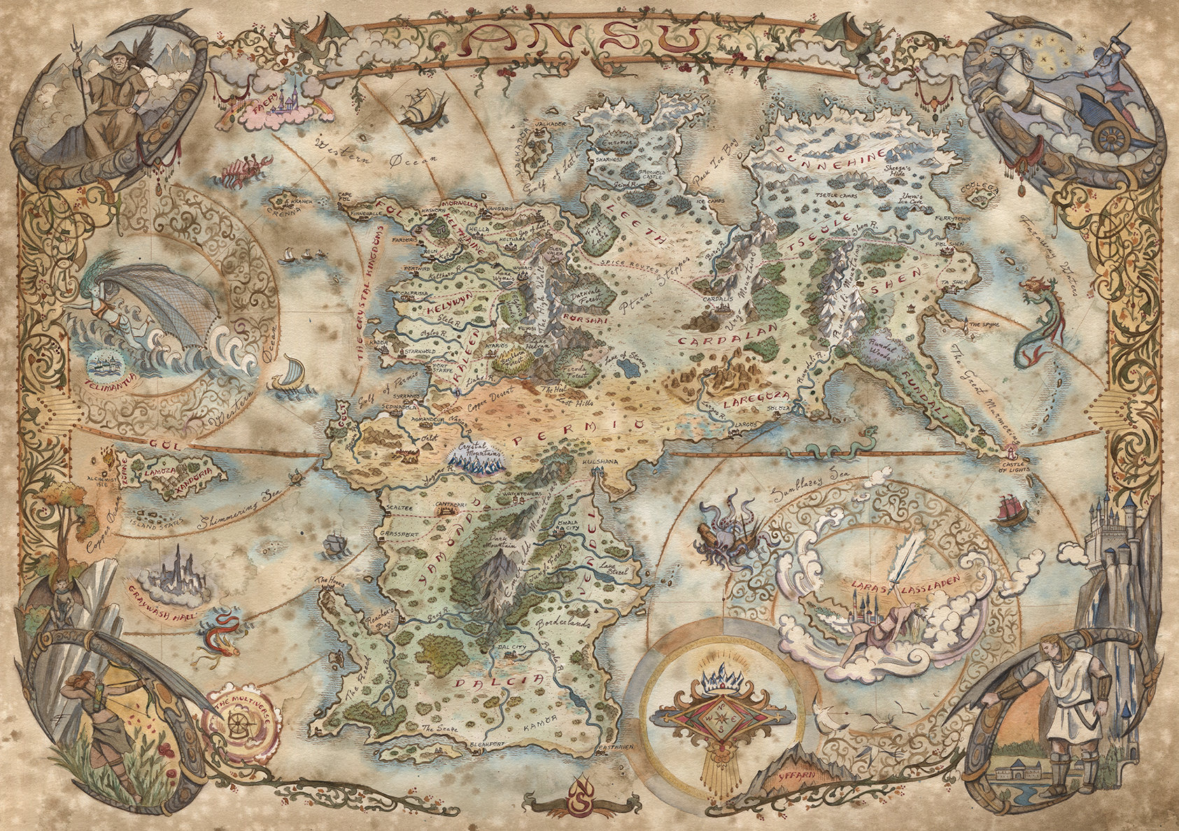 Map of Legends of Ansu